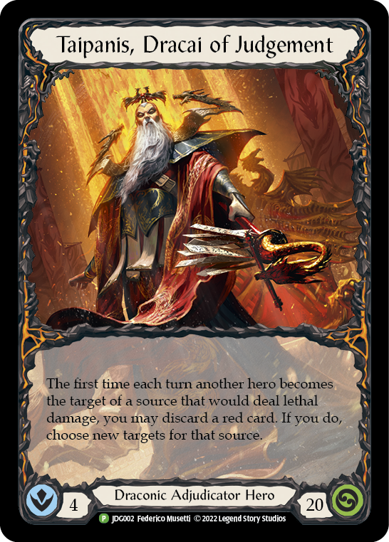 Taipanis, Dracai of Judgement [JDG002] (Promo)  Rainbow Foil | Card Citadel