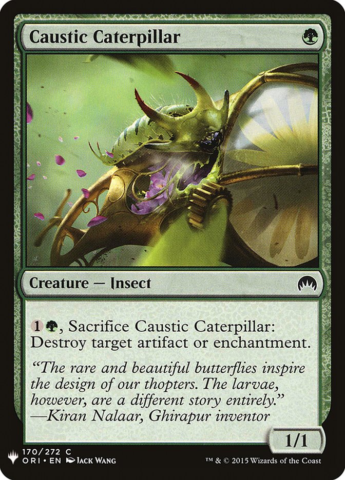 Caustic Caterpillar [Mystery Booster] | Card Citadel