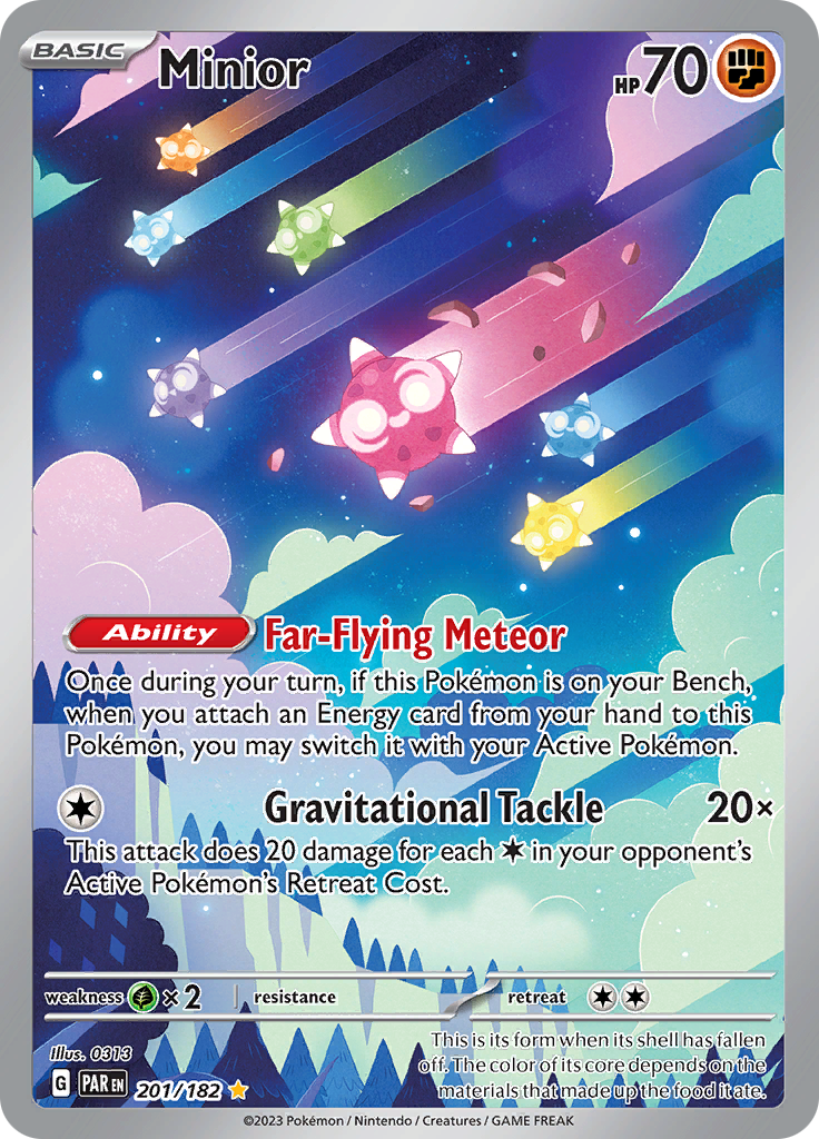 Minior (201/182) [Scarlet & Violet: Paradox Rift] | Card Citadel