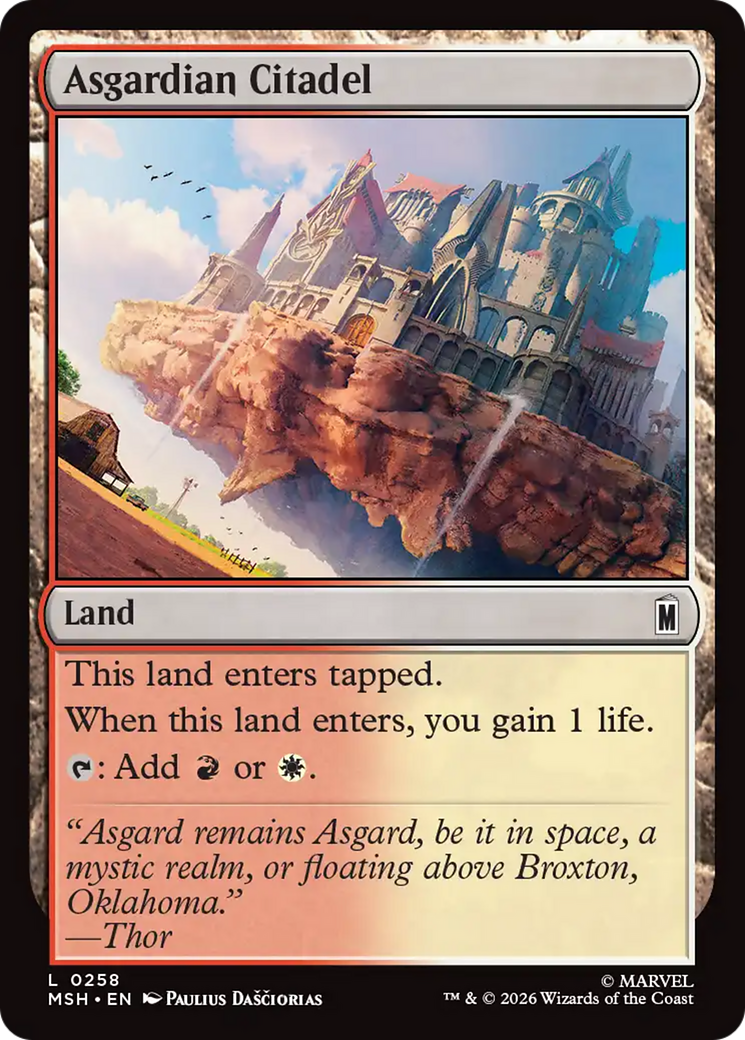 Asgardian Citadel [Marvel Super Heroes] | Card Citadel