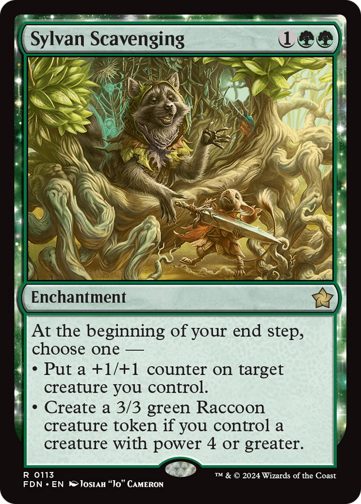 Sylvan Scavenging [Foundations] | Card Citadel