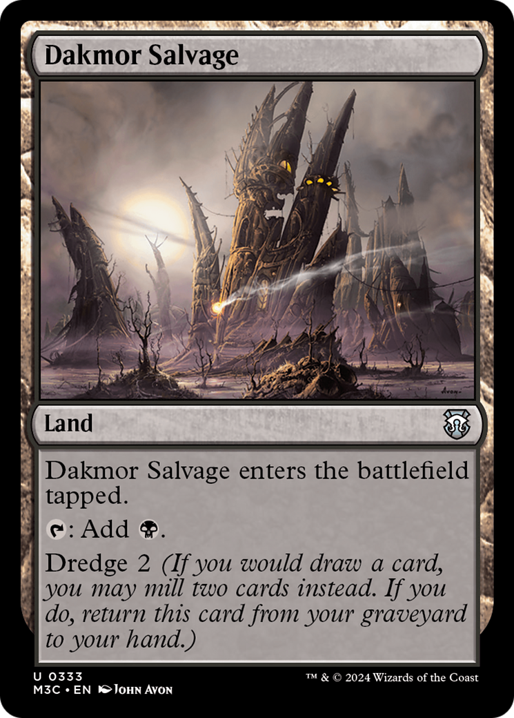 Dakmor Salvage (Ripple Foil) [Modern Horizons 3 Commander] | Card Citadel