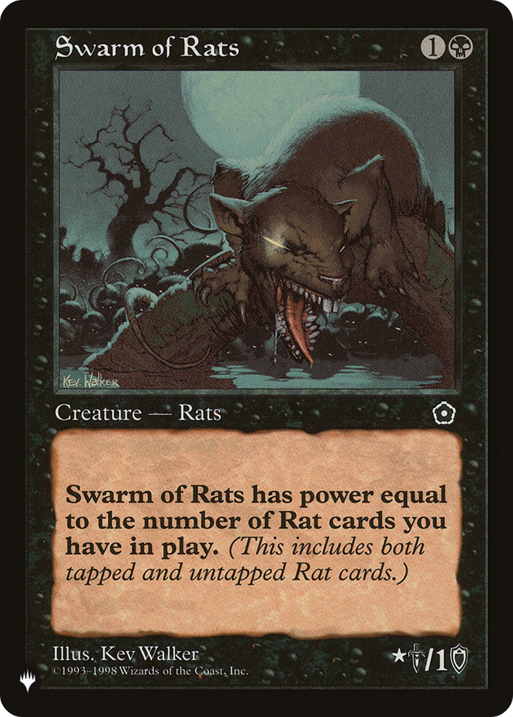 Swarm of Rats [The List Reprints] | Card Citadel