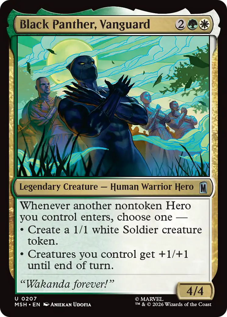 Black Panther, Vanguard [Marvel Super Heroes] | Card Citadel