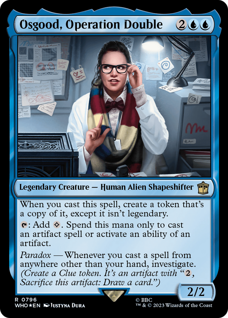 Osgood, Operation Double (Surge Foil) [Doctor Who] | Card Citadel