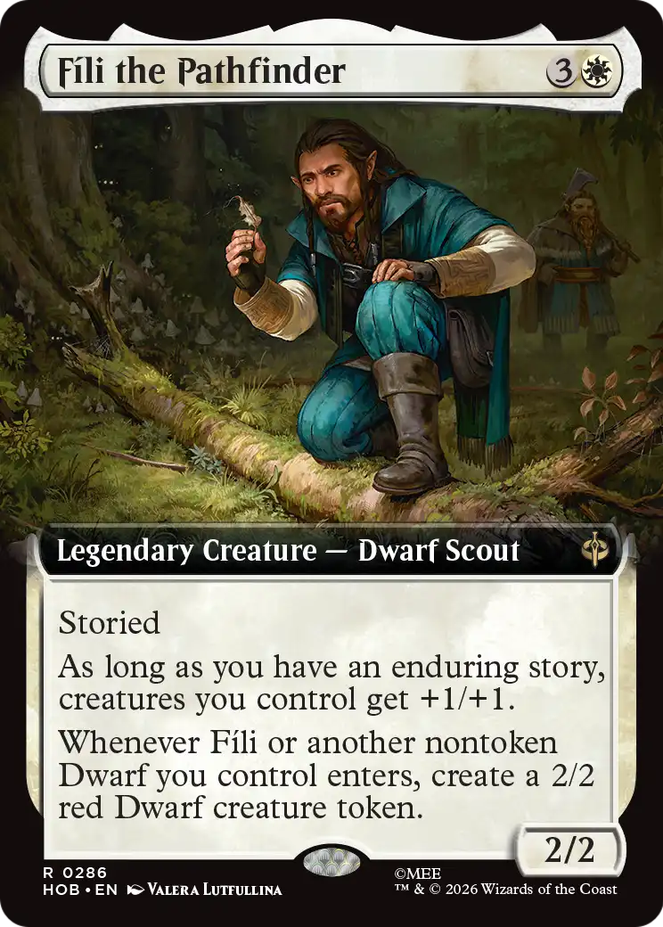Fili the Pathfinder (Extended Art) [The Hobbit] | Card Citadel