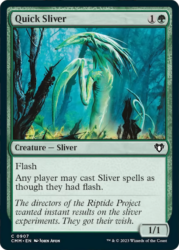 Quick Sliver [Commander Masters] | Card Citadel