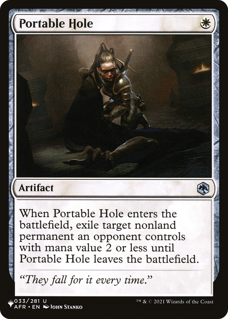 Portable Hole [The List Reprints] | Card Citadel