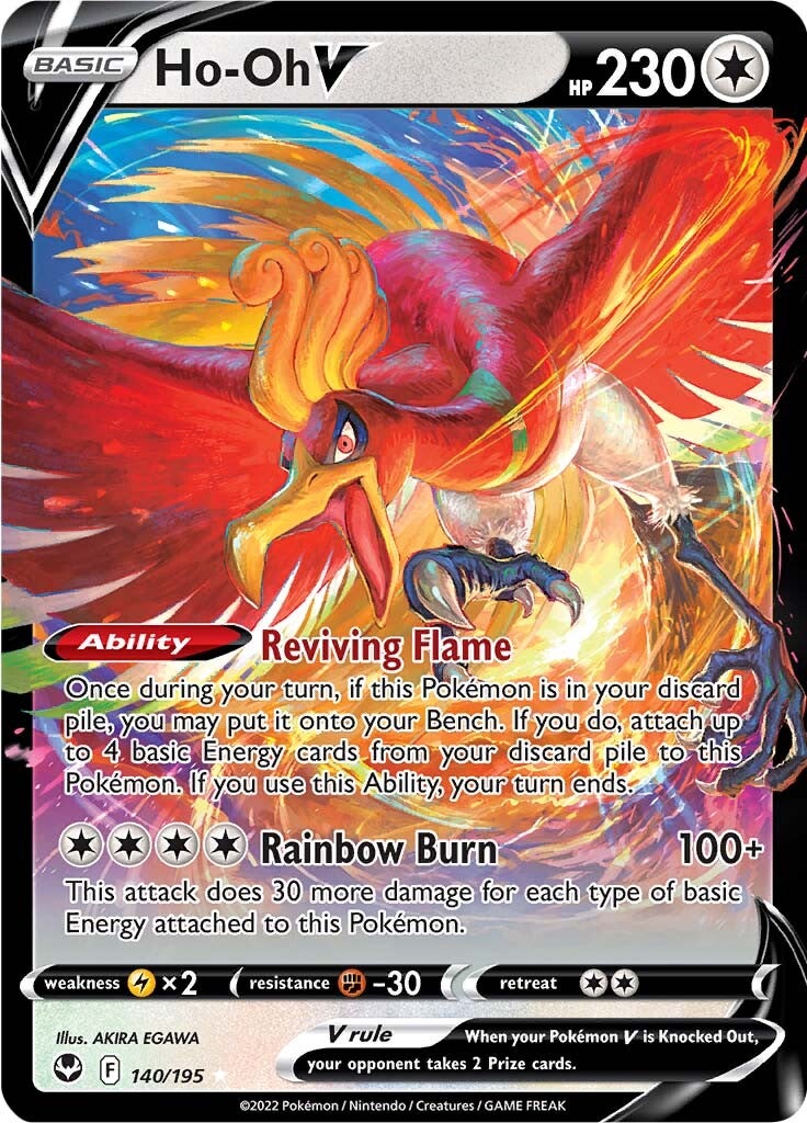 Ho-oh V (140/195) [Sword & Shield: Silver Tempest] | Card Citadel