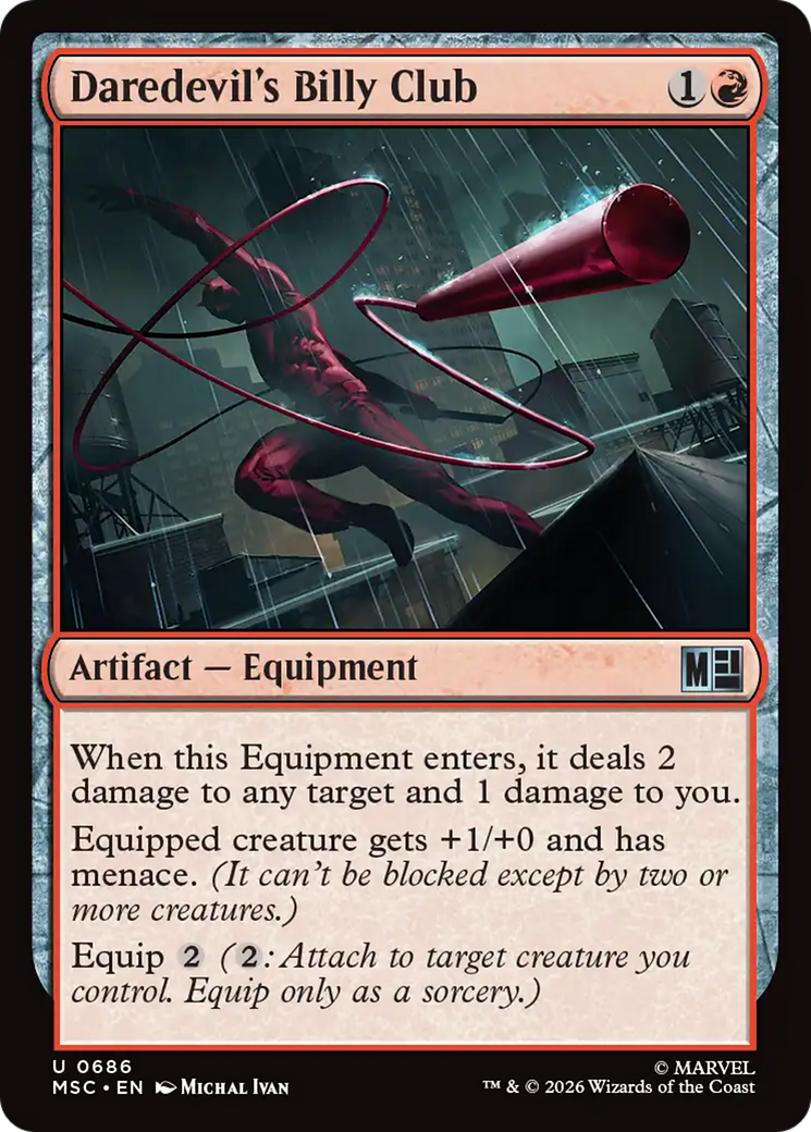 Daredevil's Billy Club [Marvel Super Heroes Commander] | Card Citadel