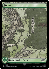 Forest (0722) (Surge Foil) [The Lord of the Rings: Tales of Middle-Earth] | Card Citadel