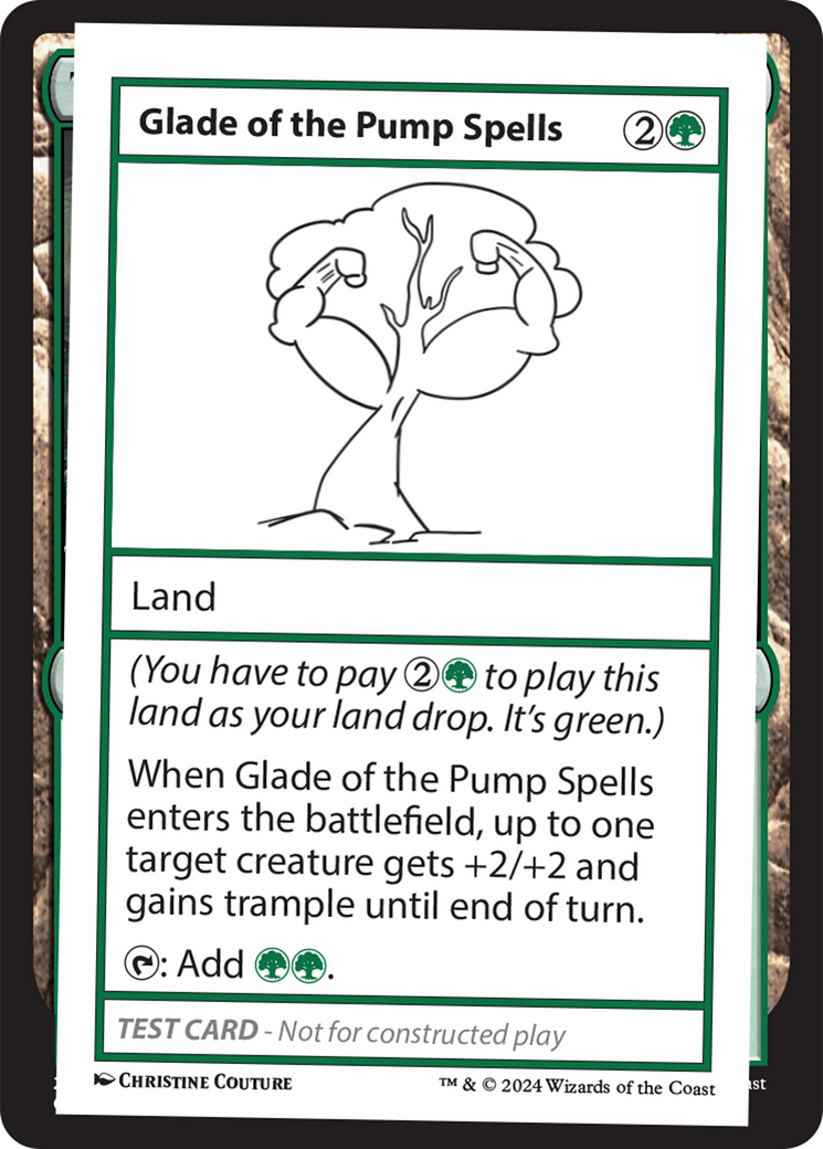 Glade of the Pump Spells [Mystery Booster 2 Playtest Cards] | Card Citadel