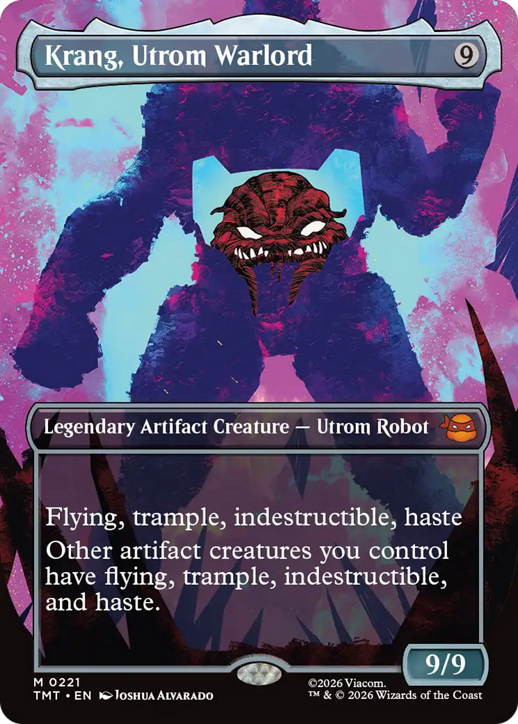 Krang, Utrom Warlord (Borderless) [Teenage Mutant Ninja Turtles] | Card Citadel