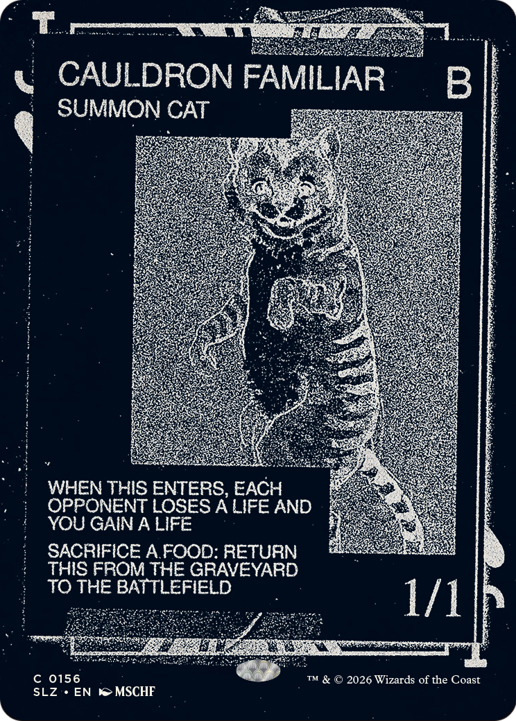 Cauldron Familiar (0156) [Secret Lair x MSCHF: The Zeta Set] | Card Citadel