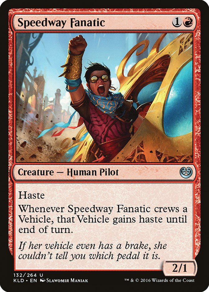 Speedway Fanatic [Kaladesh] | Card Citadel