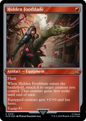 Hidden Footblade (Foil Etched) [Assassin's Creed] | Card Citadel