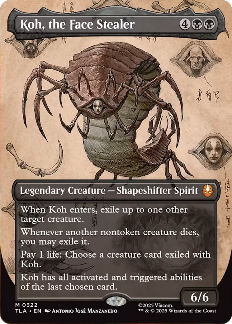 Koh, the Face Stealer (Borderless) [Avatar: The Last Airbender] | Card Citadel