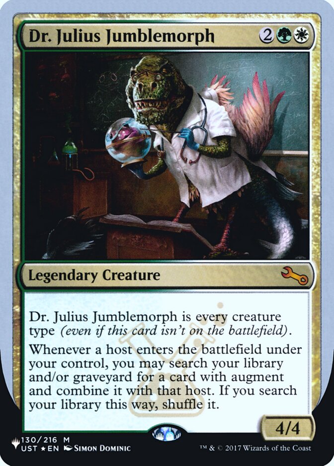 Dr. Julius Jumblemorph (Unfinity Foil Edition) [The List] | Card Citadel