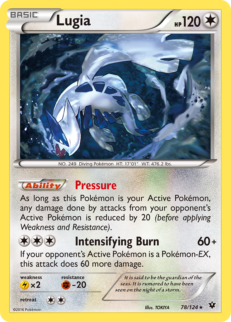 Lugia (78/124) [XY: Fates Collide] | Card Citadel