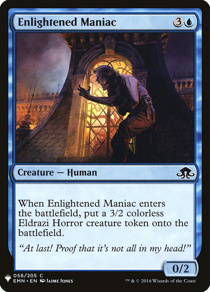 Enlightened Maniac [Mystery Booster] | Card Citadel