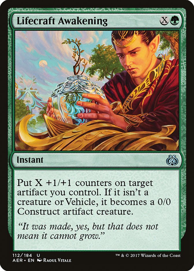 Lifecraft Awakening [Aether Revolt] | Card Citadel