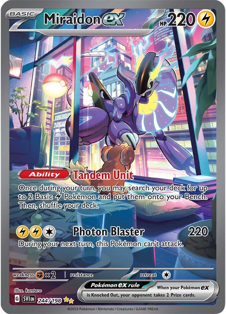 Miraidon ex (244/198) [Scarlet & Violet: Base Set] | Card Citadel