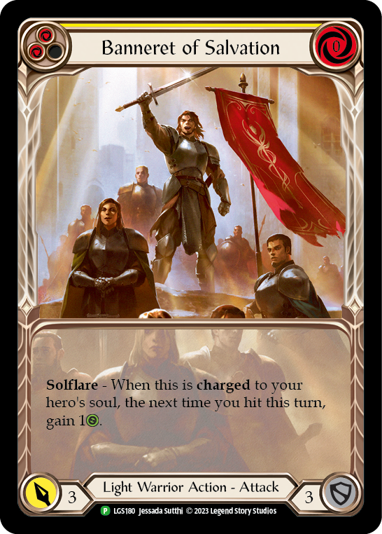 Banneret of Salvation (Extended Art) [LGS180] (Promo)  Rainbow Foil | Card Citadel