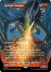 Balefire Dragon (Borderless Alternate Art) [Commander Masters] | Card Citadel