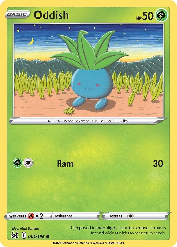 Oddish (001/196) [Sword & Shield: Lost Origin] | Card Citadel