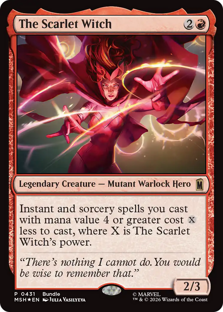 The Scarlet Witch (Bundle) [Marvel Super Heroes Promos] | Card Citadel