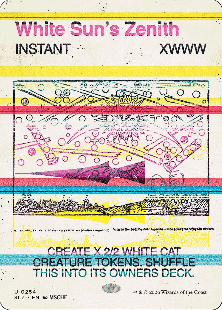 White Sun's Zenith (0254) [Secret Lair x MSCHF: The Zeta Set] | Card Citadel