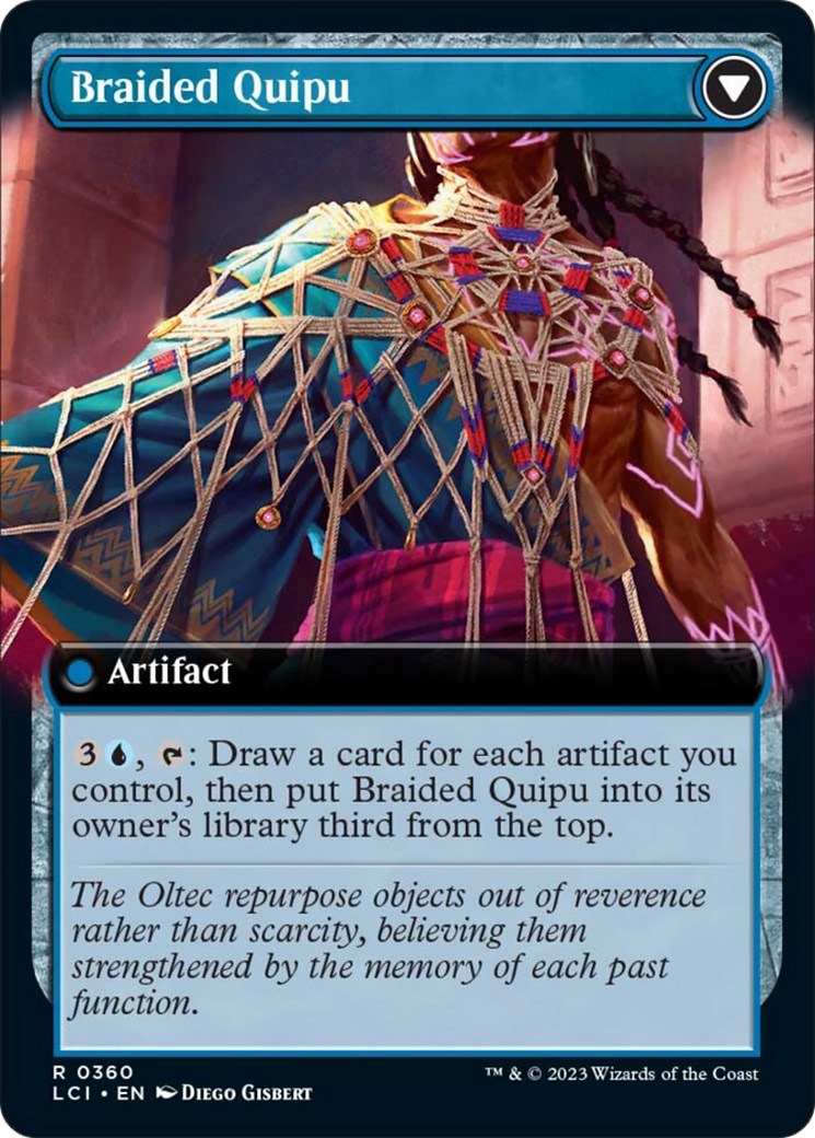 Braided Net // Braided Quipu (Extended Art) [The Lost Caverns of Ixalan] | Card Citadel