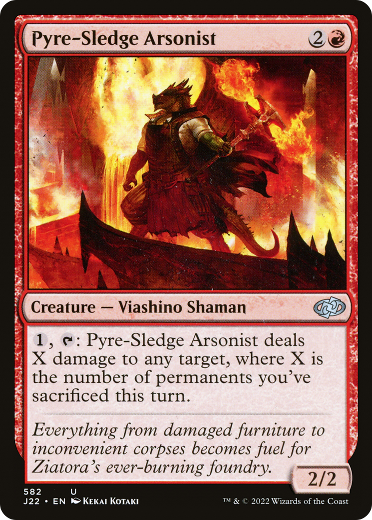 Pyre-Sledge Arsonist [Jumpstart 2022] | Card Citadel