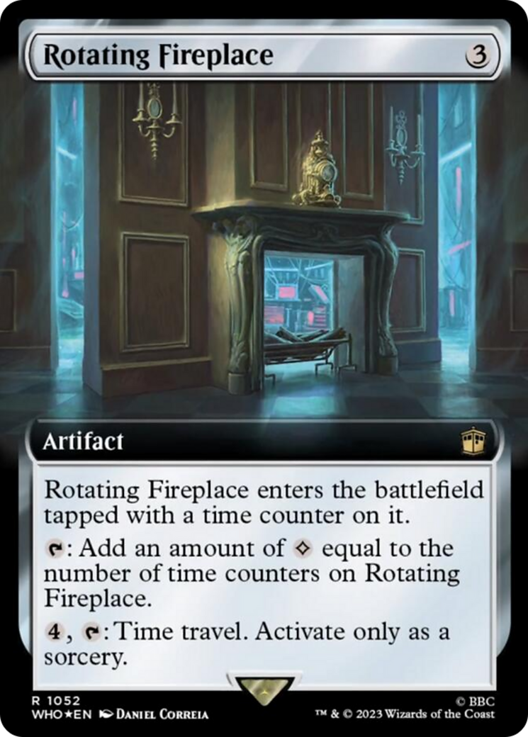 Rotating Fireplace (Extended Art) (Surge Foil) [Doctor Who] | Card Citadel