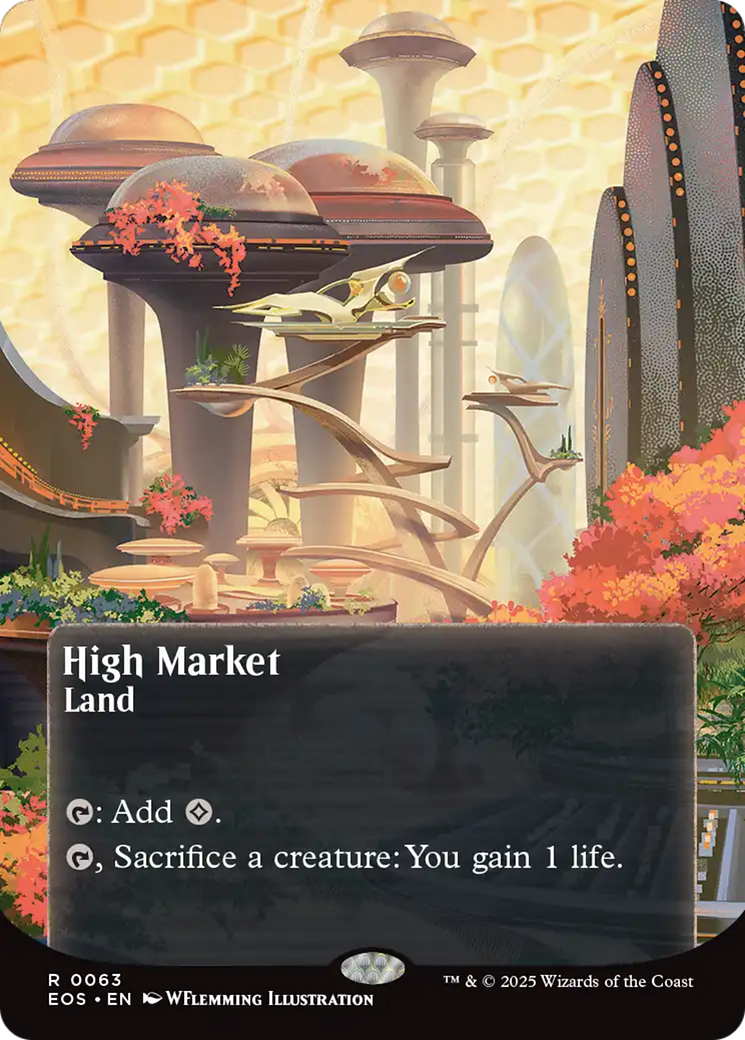 High Market (0063) (Borderless) [Edge of Eternities: Stellar Sights] | Card Citadel