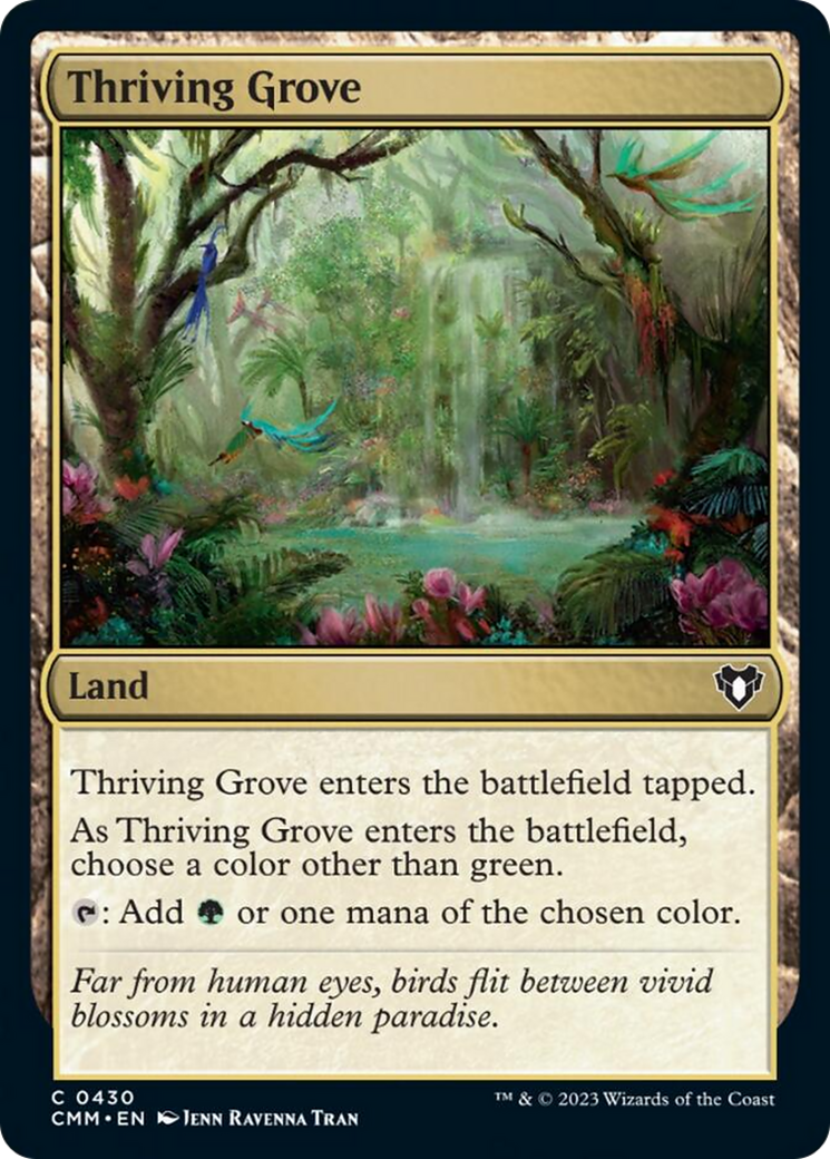 Thriving Grove [Commander Masters] | Card Citadel