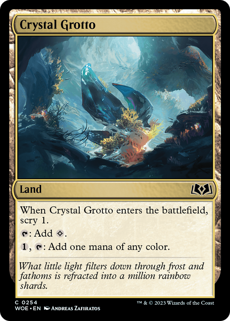 Crystal Grotto [Wilds of Eldraine] | Card Citadel