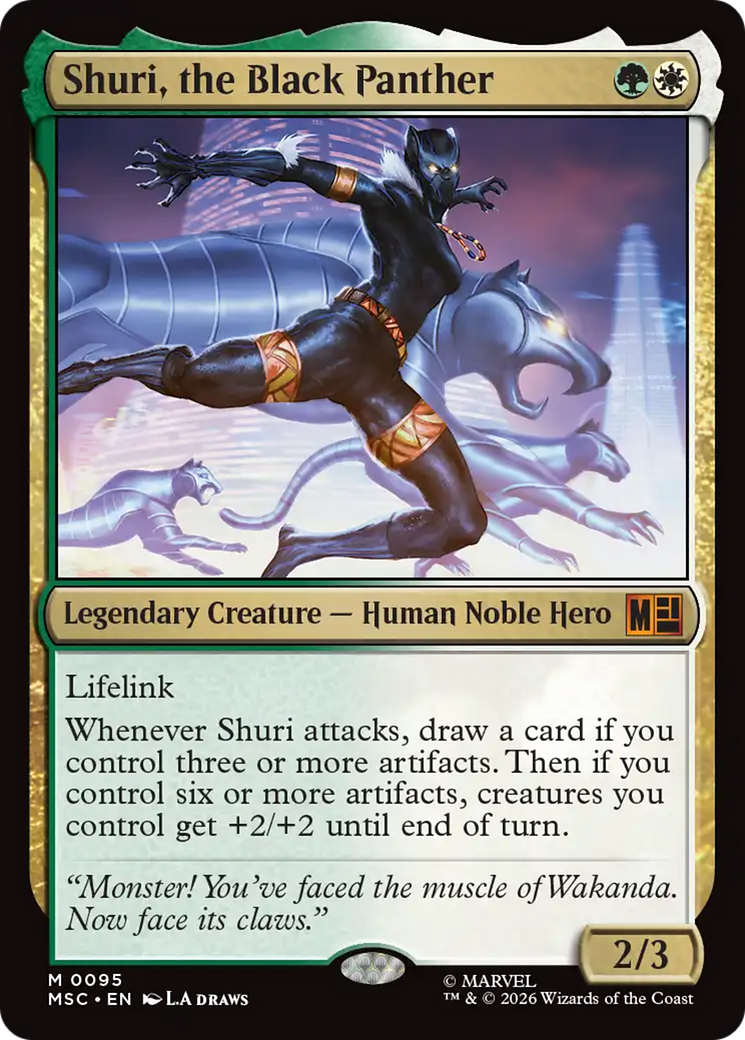 Shuri, the Black Panther [Marvel Super Heroes Commander] | Card Citadel