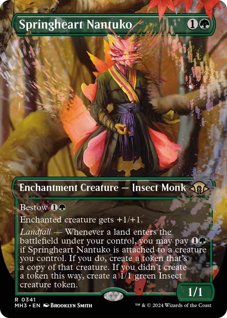 Springheart Nantuko (Borderless) [Modern Horizons 3] | Card Citadel