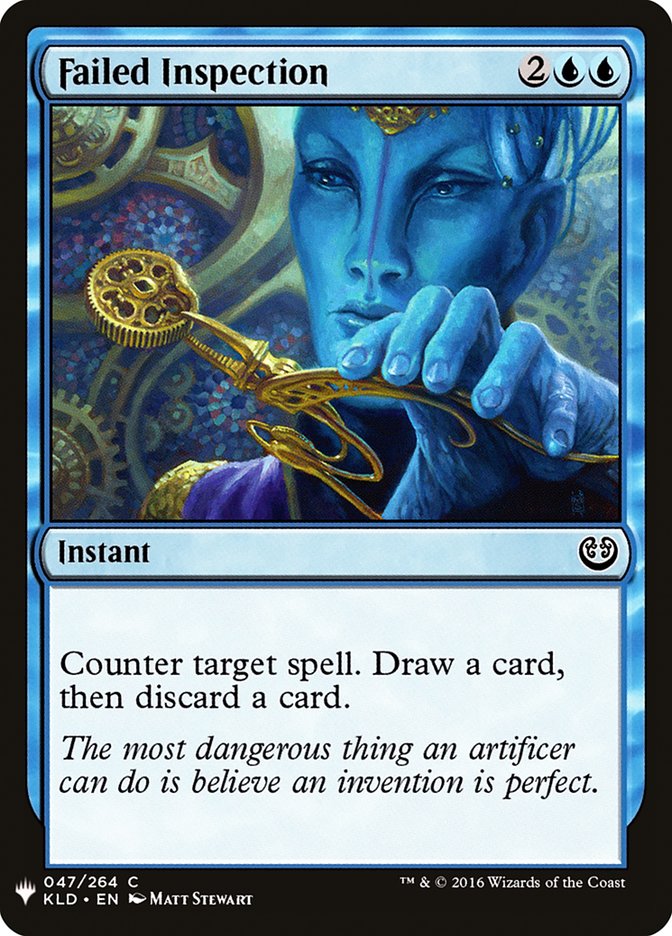Failed Inspection [Mystery Booster] | Card Citadel