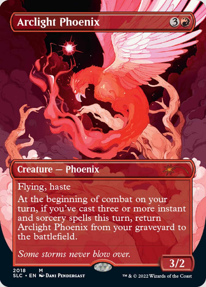 Arclight Phoenix (Borderless) [Secret Lair Countdown Kit] | Card Citadel
