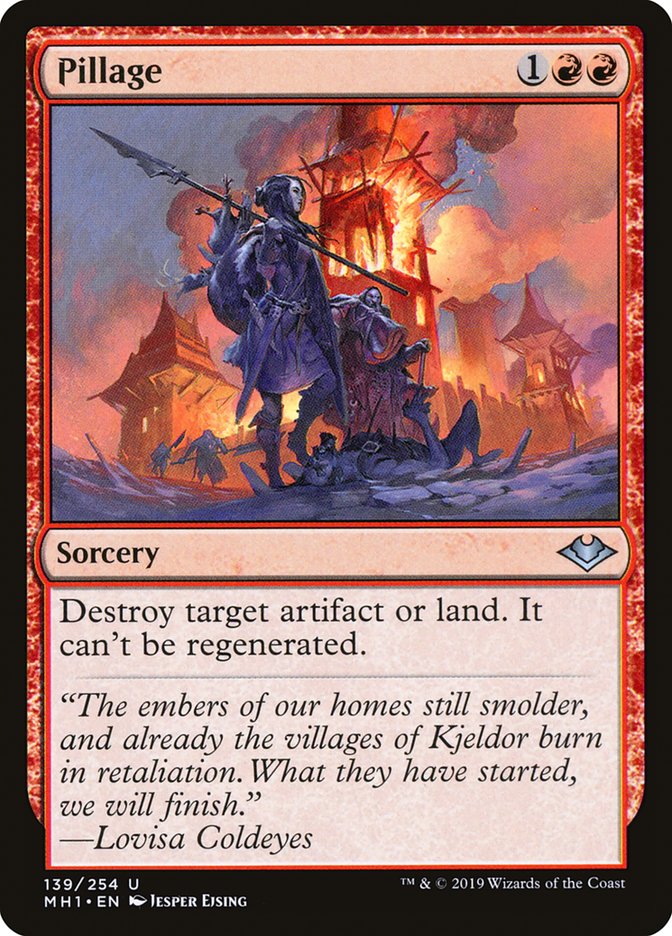 Pillage [Modern Horizons] | Card Citadel