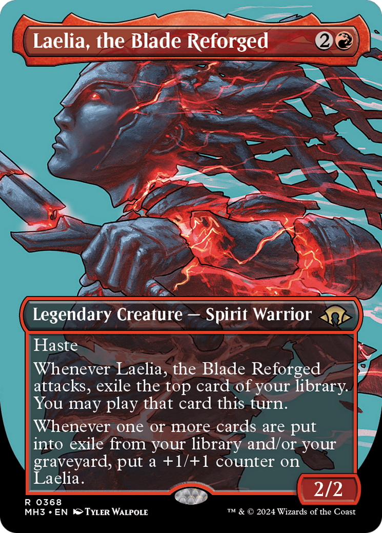 Laelia, the Blade Reforged (Borderless) [Modern Horizons 3] | Card Citadel