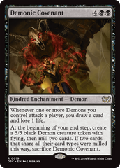 Demonic Covenant [Duskmourn: House of Horror Commander] | Card Citadel