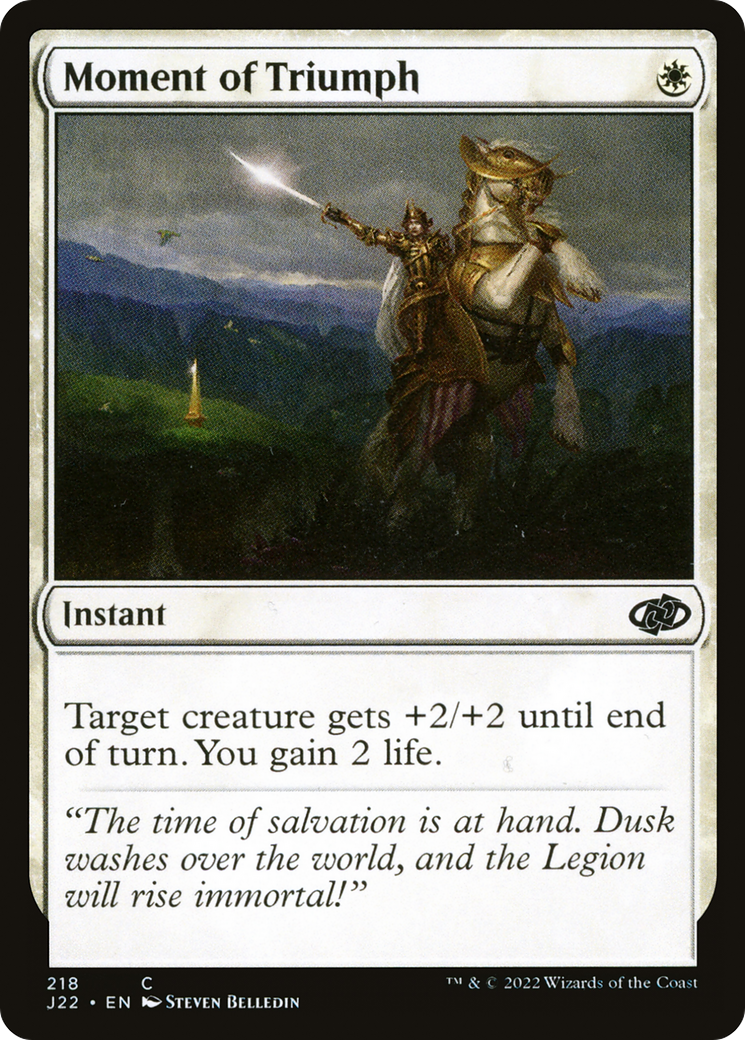 Moment of Triumph [Jumpstart 2022] | Card Citadel