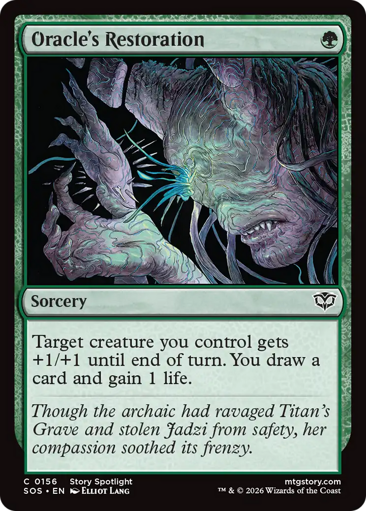 Oracle's Restoration [Secrets of Strixhaven] | Card Citadel