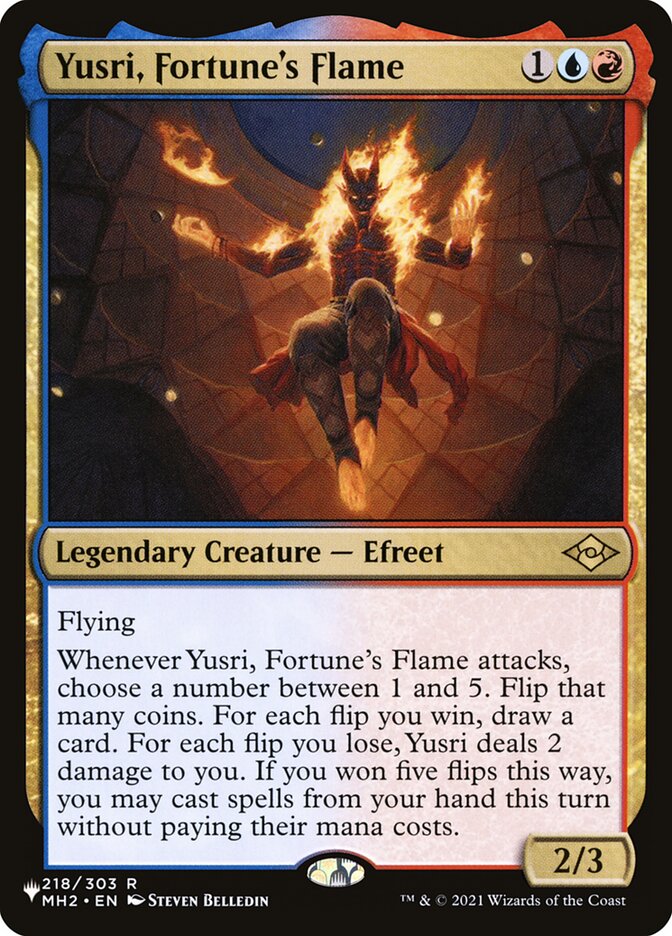 Yusri, Fortune's Flame [Secret Lair: Heads I Win, Tails You Lose] | Card Citadel