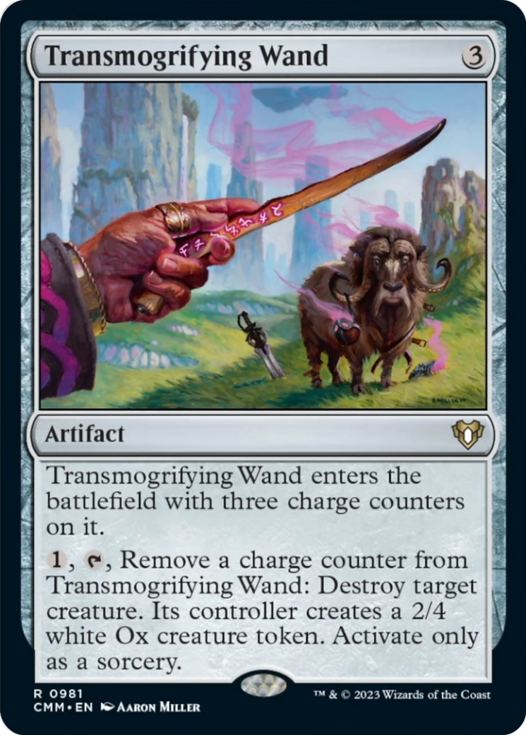 Transmogrifying Wand [Commander Masters] | Card Citadel