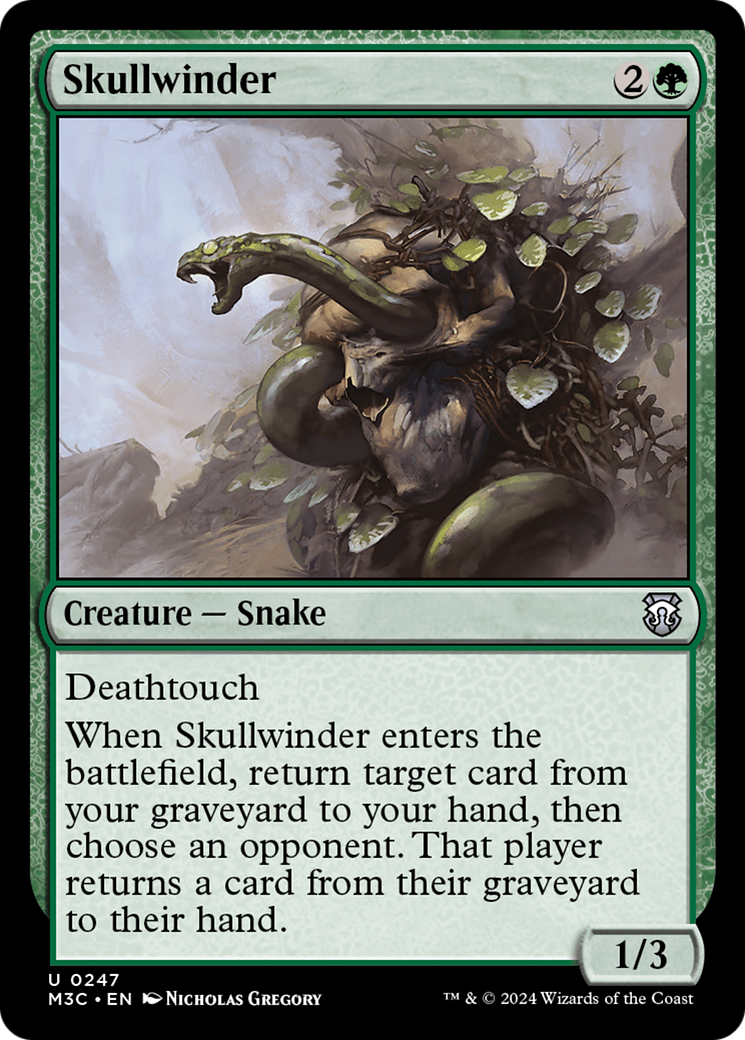 Skullwinder (Ripple Foil) [Modern Horizons 3 Commander] | Card Citadel