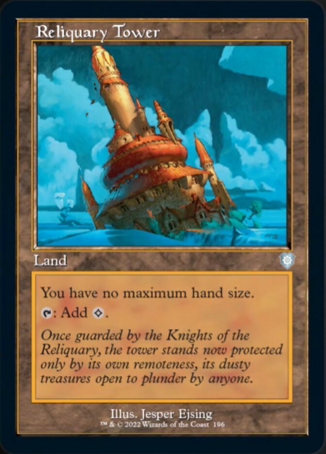 Reliquary Tower (Retro) [The Brothers' War Commander] | Card Citadel